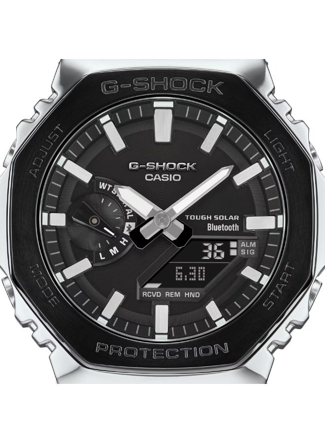 Casio G-Shock GM-B2100BT-1A Full Metal Solar Bluetooth Men’s Watch | Shock Resistant | 200M Water Resistant | Stainless Steel - Image 5